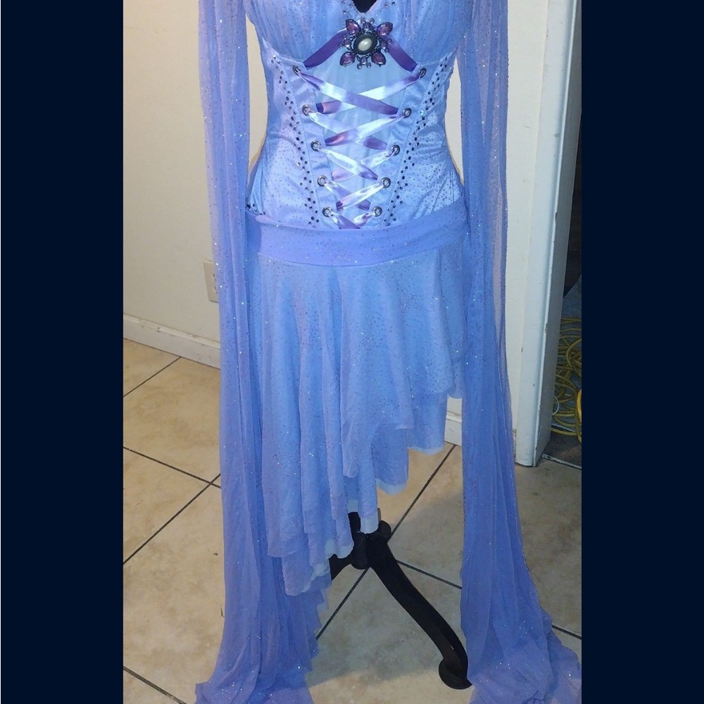 Chic Lavender Off-Shoulder Mini Dress - Picture 5 of 11